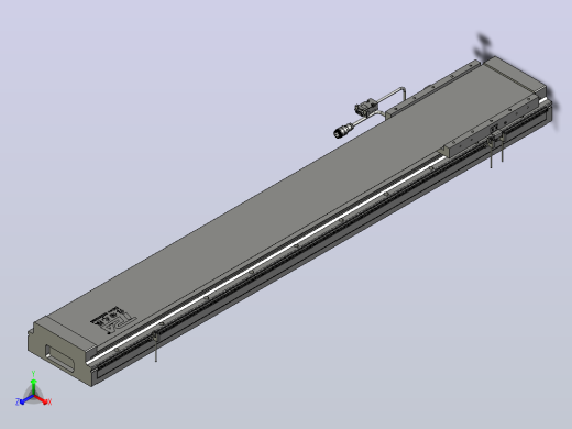 直驱直线电机轴TPA-LNP2-170-35C4-1-L900-3-C-05-N3正等轴测缩略图