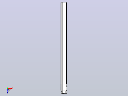 皮带直线轴半封闭可选导轨TPA-HNB-202D-140-L2550-RP-C-P75-N3俯视缩略图