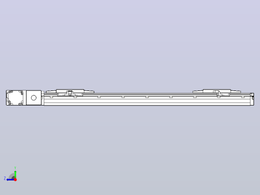 皮带直线轴双滑块型TPA-GCBS-120-P70-L200-QL-M20-N3右视缩略图