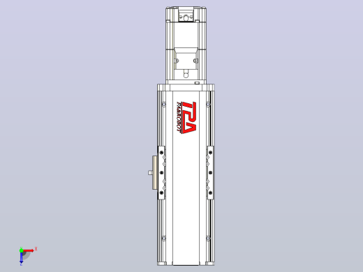日规模组半封闭丝杆TPA-HNR-85D-1610C-L50-M-C-P20-N3俯视缩略图