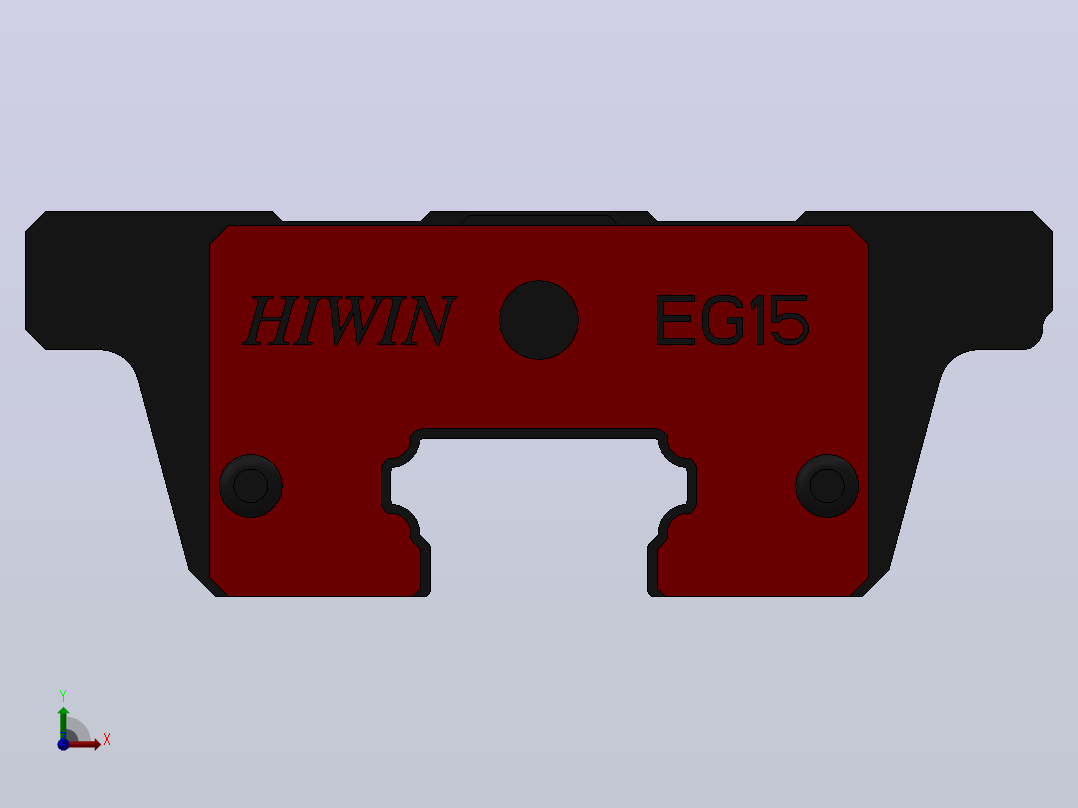 滑块EGW15SA（HIWIN）前视图