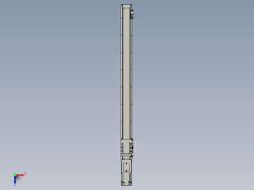 滚珠丝杠直线轴内置导轨TPA-GCR-65-1610C-L750-M-M40-N3俯视缩略图