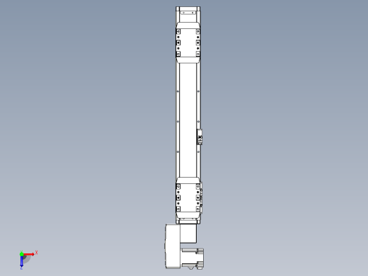 皮带直线轴双滑块型TPA-GCBS-80-P60-L175-QL-M20-N3俯视缩略图