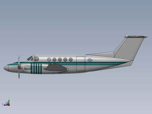 Air B 200飞机右视缩略图