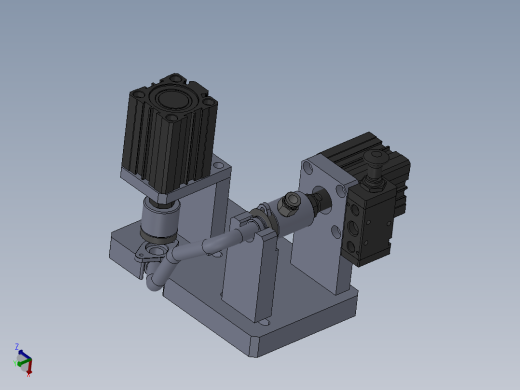 进气连接管组件测气密工装