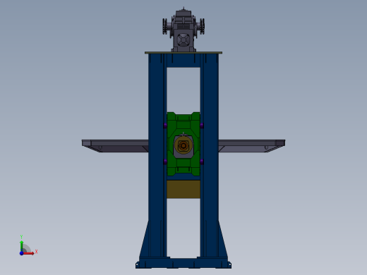 5吨升降式双立柱变位机前视缩略图