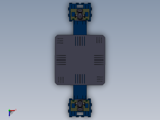 5吨升降式双立柱变位机俯视缩略图