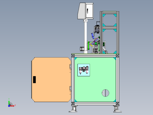自动翻转涂胶机（含工程图）sw16可编辑前视缩略图