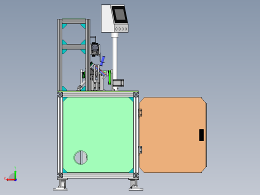 自动翻转涂胶机（含工程图）sw16可编辑后视缩略图