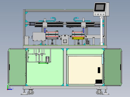 自动翻转涂胶机（含工程图）sw16可编辑左视缩略图