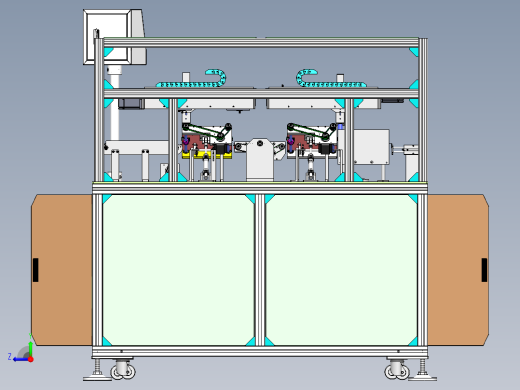 自动翻转涂胶机（含工程图）sw16可编辑右视缩略图