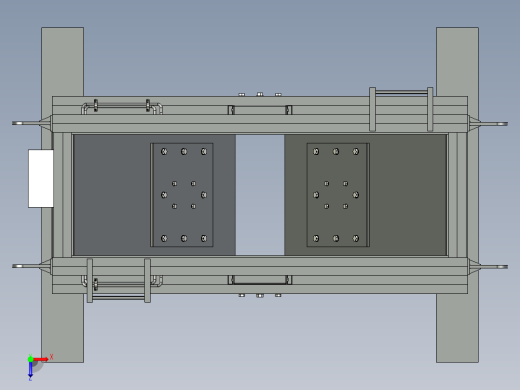 水泥站设备3D模型俯视缩略图