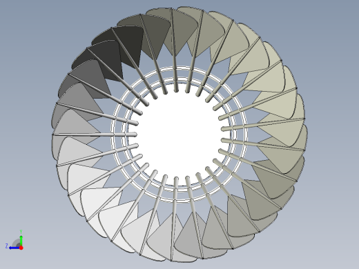 羽毛球3d模型右视缩略图