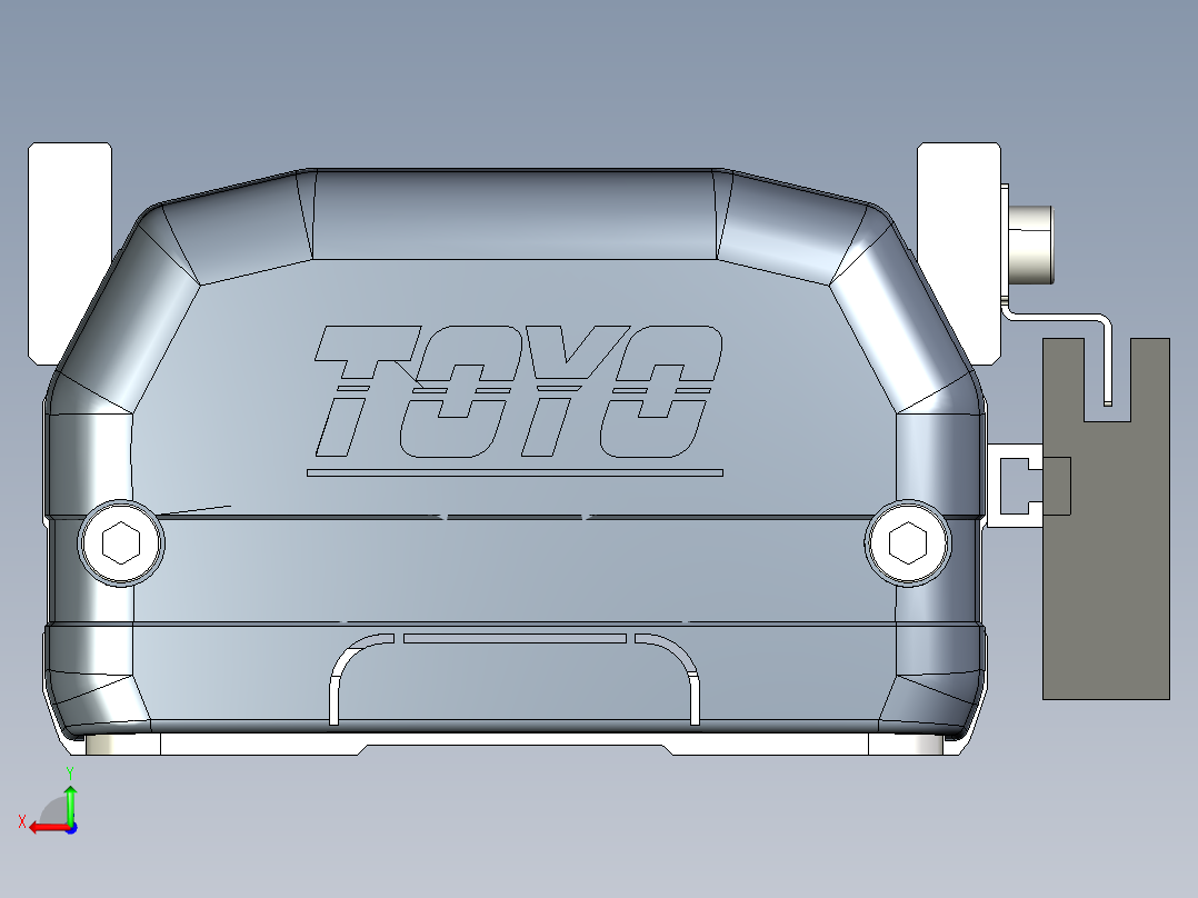 Toyo东佑达直线模组-ETH10-800-M-C4反后视图