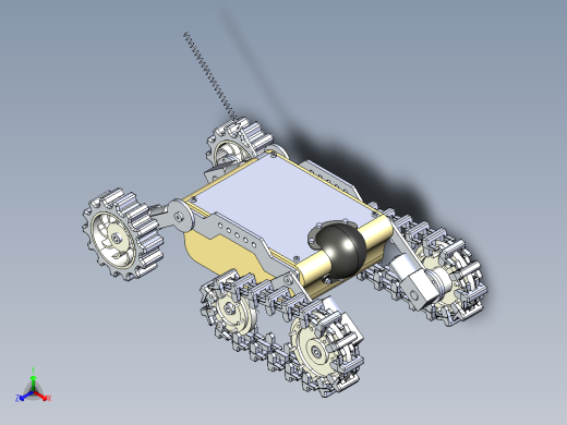 A8_履带式坦克机器人SW2016