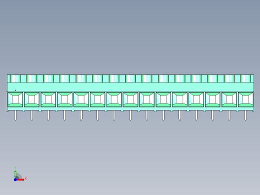 DEGSON DG636 系列 6.357.629.52mm 接线端子-DG636-9.52-15P-14-00AH前视缩略图