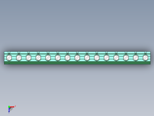 DEGSON DG636 系列 6.357.629.52mm 接线端子-DG636-9.52-15P-14-00AH俯视缩略图