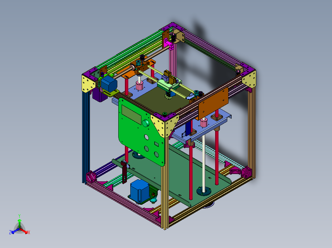 儿童手办模型桌面级3D立体打印机