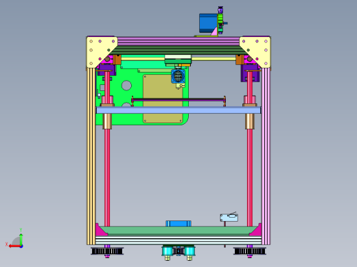 儿童手办模型桌面级3D立体打印机后视缩略图