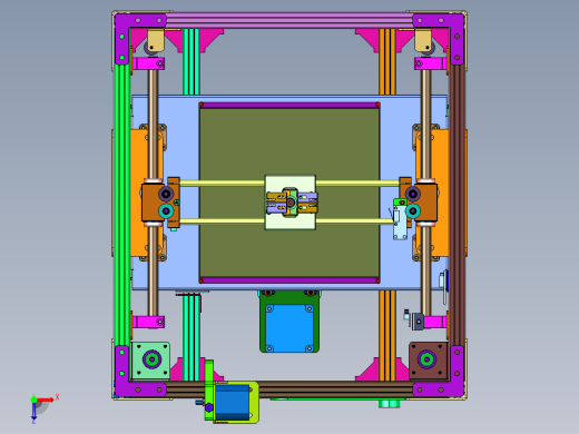 儿童手办模型桌面级3D立体打印机俯视缩略图