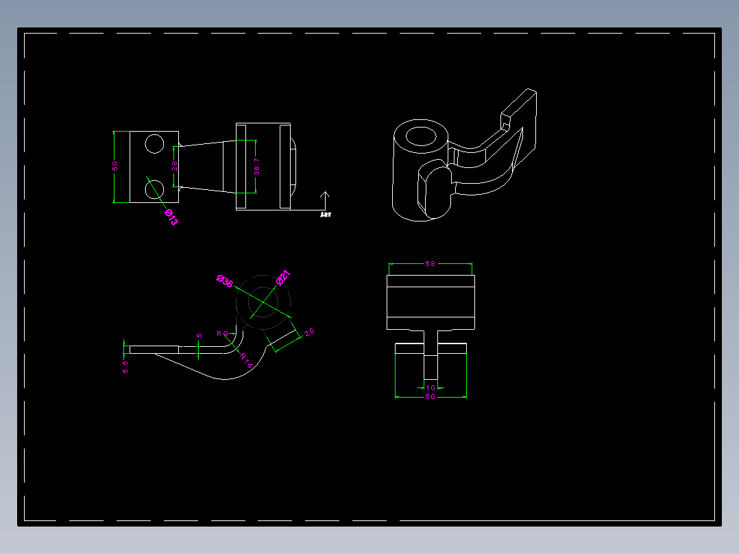 脚踏铸造工艺设计含CAD+说明书