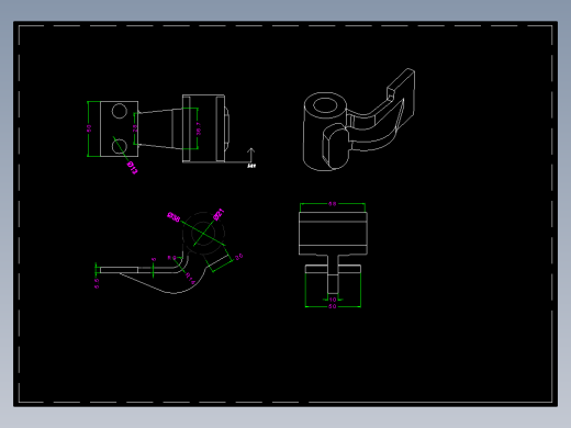 脚踏铸造工艺设计含CAD+说明书