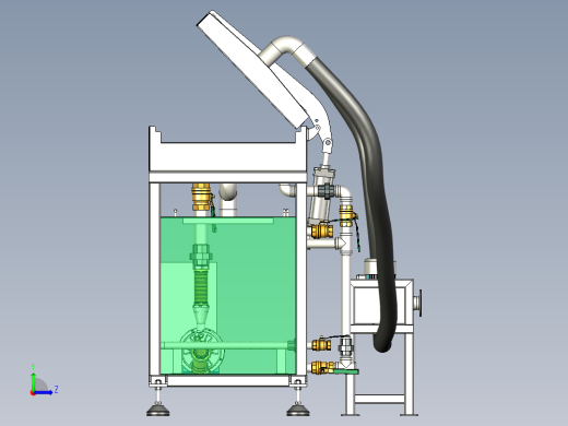 循环蒸汽加热箱左视缩略图