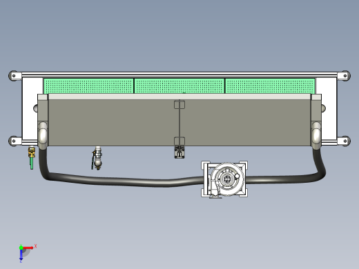 循环蒸汽加热箱俯视缩略图