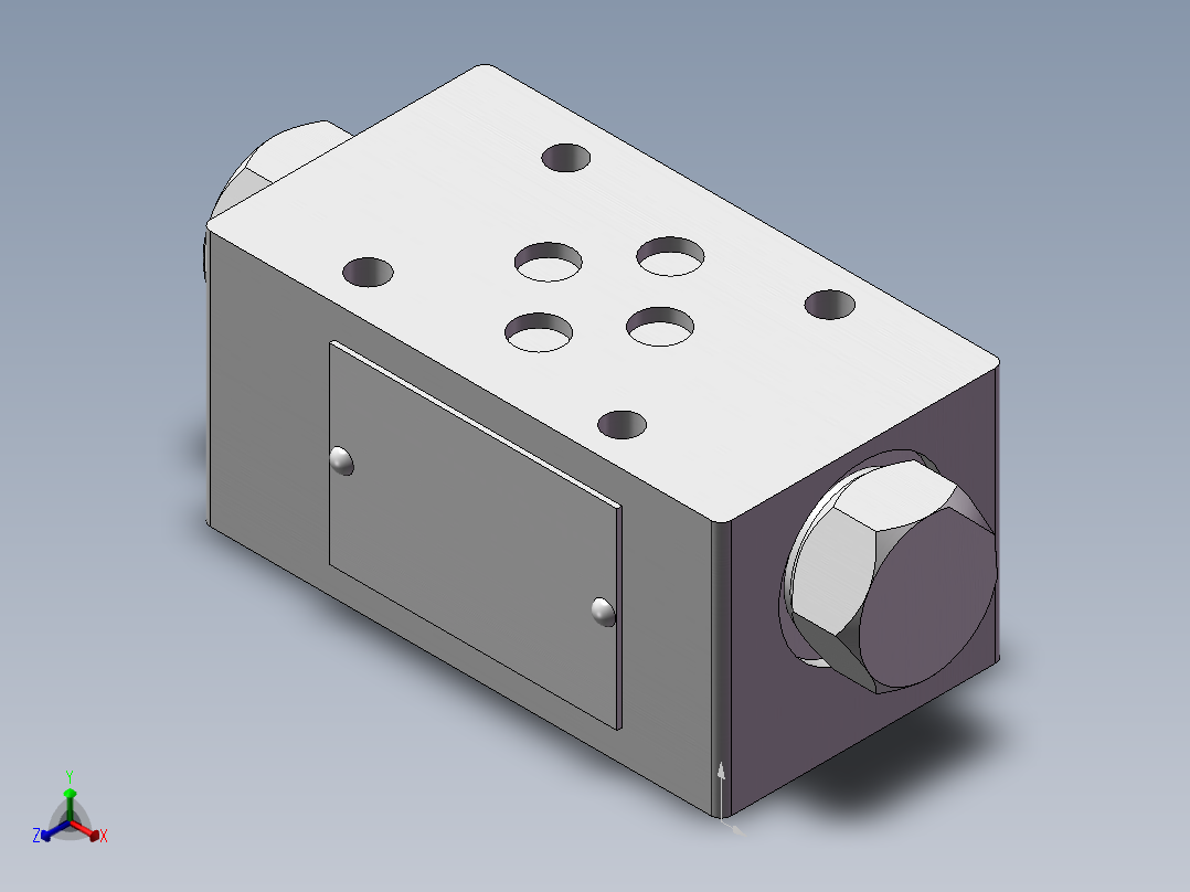 力士乐液压阀-Z2S6正等轴测图