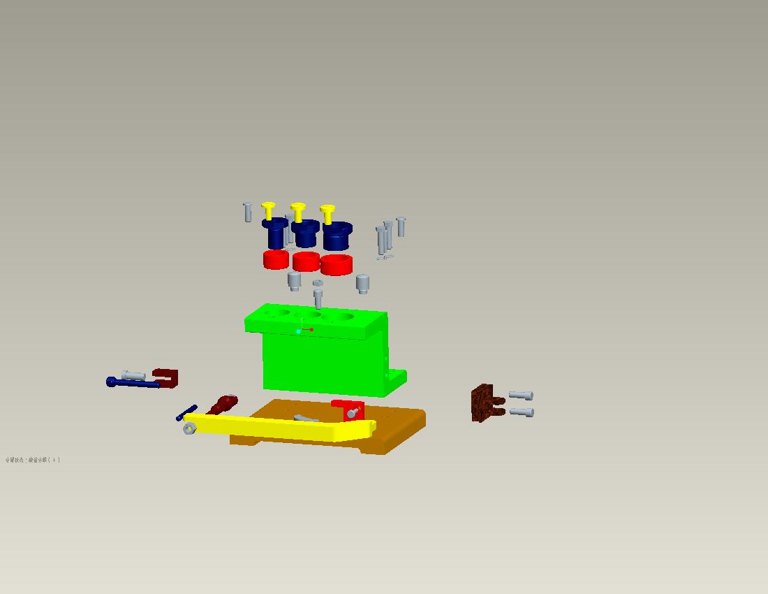 831001后托架加工工艺及钻三杠孔夹具设计【含三维PROE】