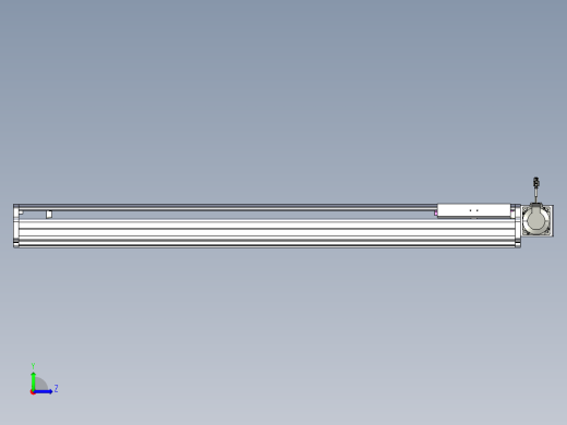 东锦同步带传动-直线滑台模组DH210B-L150-S1100-BL-P750W-C3左视缩略图
