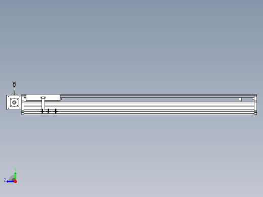 东锦同步带传动-直线滑台模组DH210B-L150-S1100-BL-P750W-C3右视缩略图