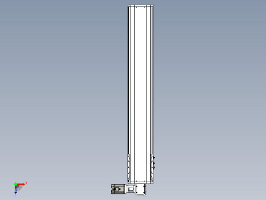 东锦同步带传动-直线滑台模组DH210B-L150-S1100-BL-P750W-C3俯视缩略图