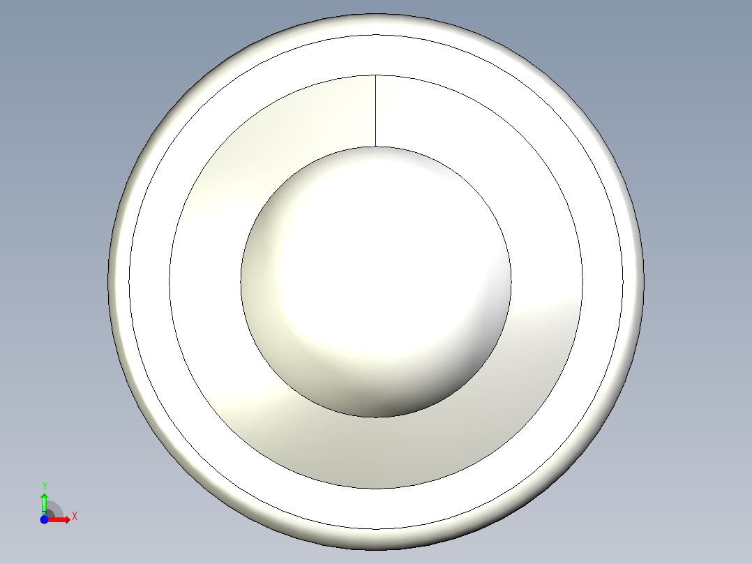萬向滾珠03-3D多系列多零件图纸模型前视图