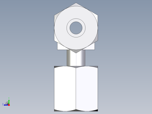 卡套式工业通用硬管接头EO_Standpipe_branch_tee_EVT06LCF右视缩略图