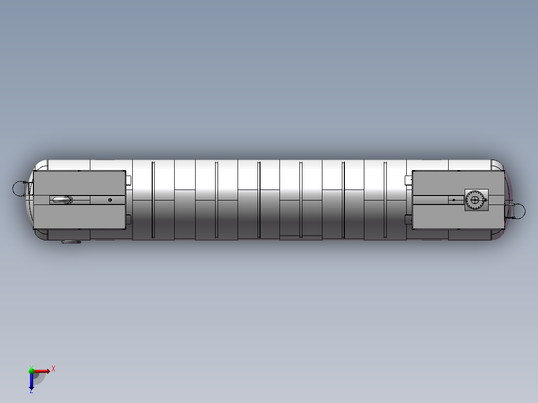 Tanks石油和天然气储罐压力容器俯视图