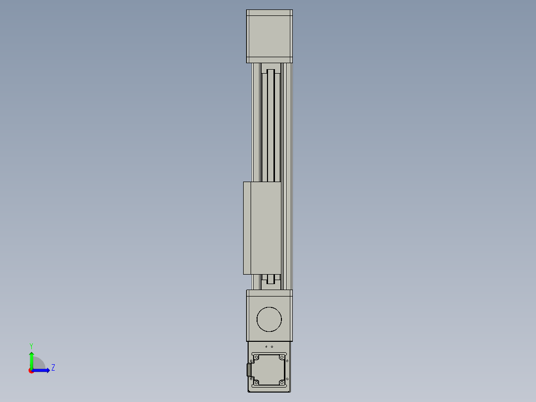 欧规系列-GB8-L96-S200-BR-P40-MS3左视图