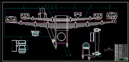 3吨柴油动力货车设计（后驱动桥与后悬架设计）缩略图