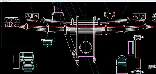 3吨柴油动力货车设计（后驱动桥与后悬架设计）缩略图