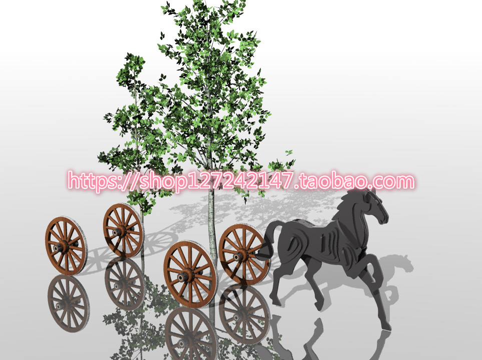 激光下料拼图兔子AutoCAD