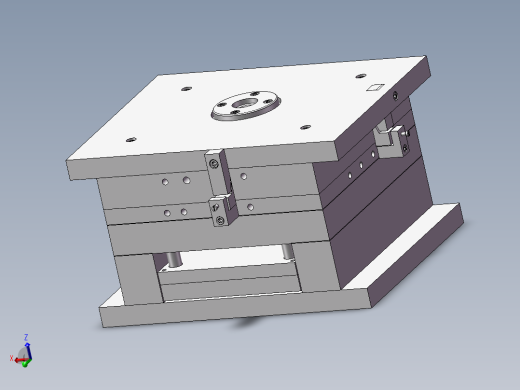 1G158--Setwell电话机机座下壳模具设计 【SolidWorks】