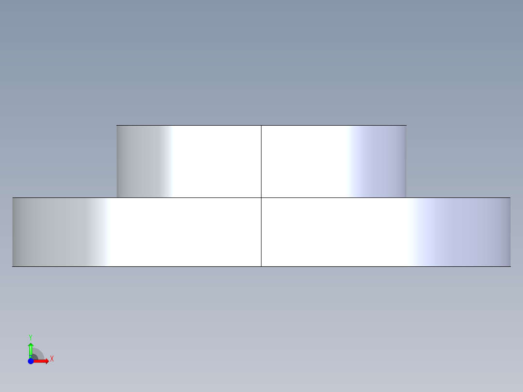 聚氯乙烯配件23-Sch80_Flange One-Piece_SOC_851-040_4in前视图