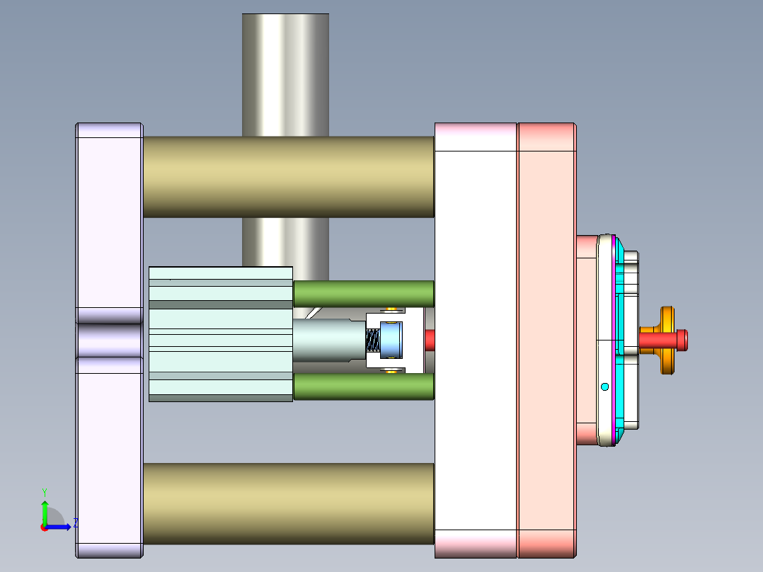 X2-笔记本CNC工装夹具三维模型CNC9-1102左视图