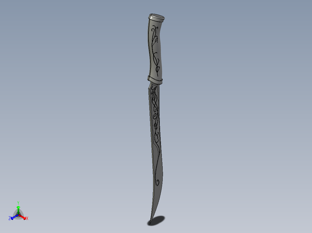 剑、宝剑(150)主视图