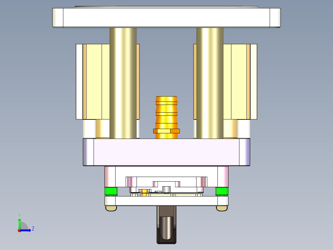 R4-笔记本CNC工装夹具三维模型CNC5-1218左视图