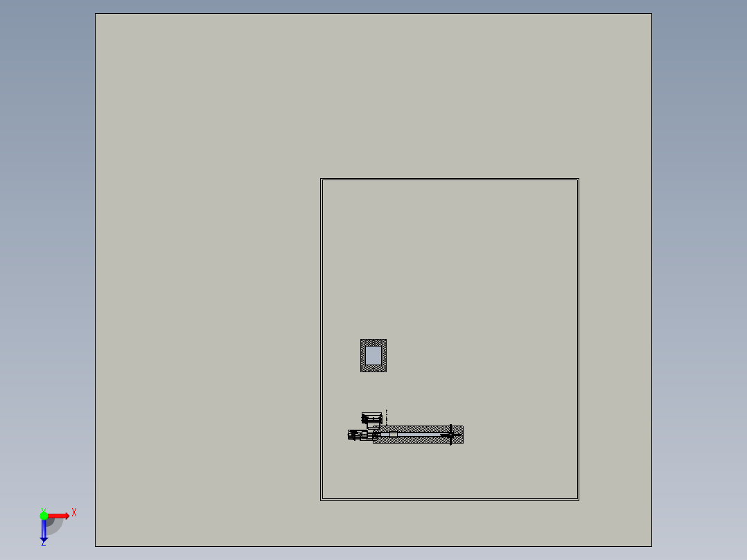 带矫直设备的卷取机开卷机step俯视图