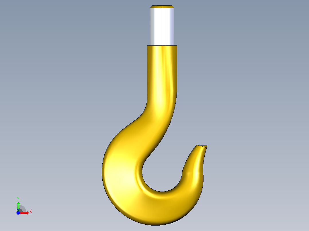 起重钩子前视图