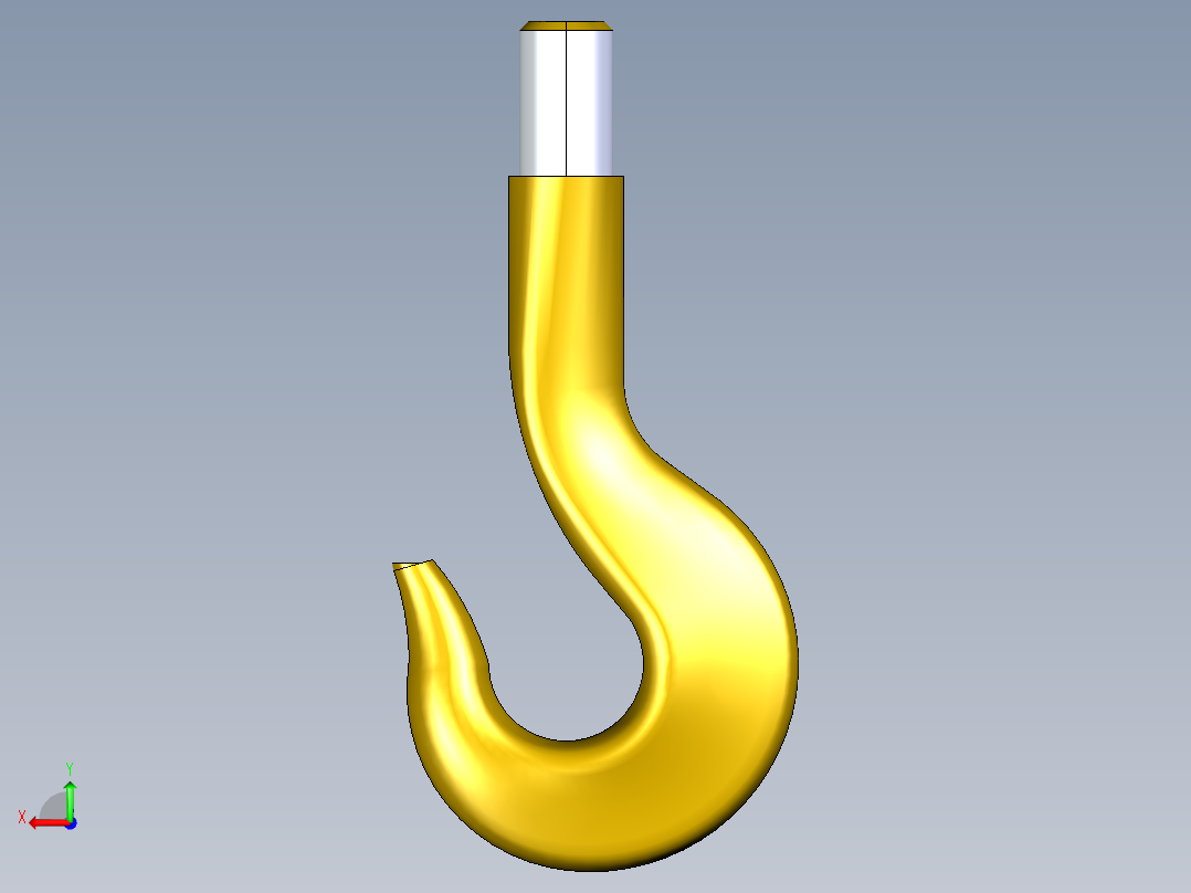 起重钩子后视图