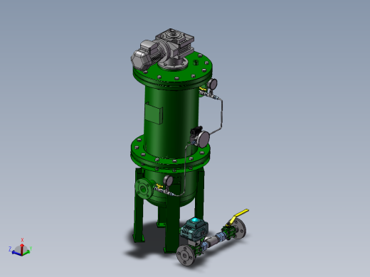 自动反冲洗过滤器设计模型