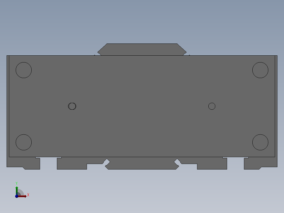 三轴气缸 TCL TCM(φ100)系列16款前视图